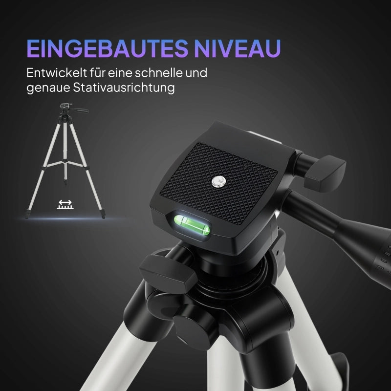 Telescopio, lente da 70 mm, binocolo 5 x 24, treppiede regolabile, colore argento