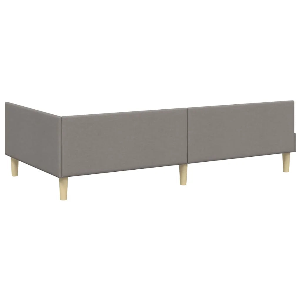 Cornice del letto ad angolo Talpa 90 x 190 cm Tessuto 42016114