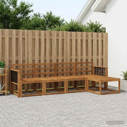 Set di divani da esterno 5 pcs Naturale
