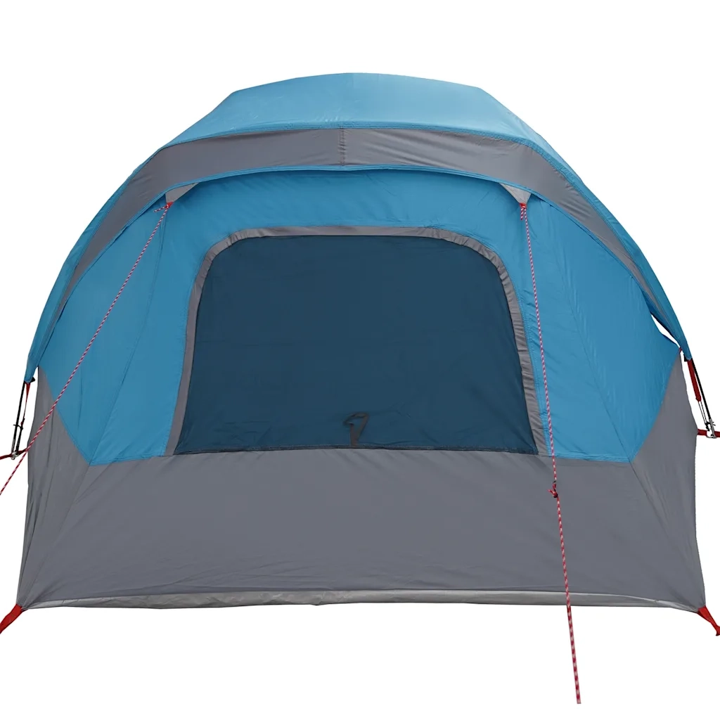 vidaXL Tenda Familiare Cabina per 6 Persone Blu Impermeabile