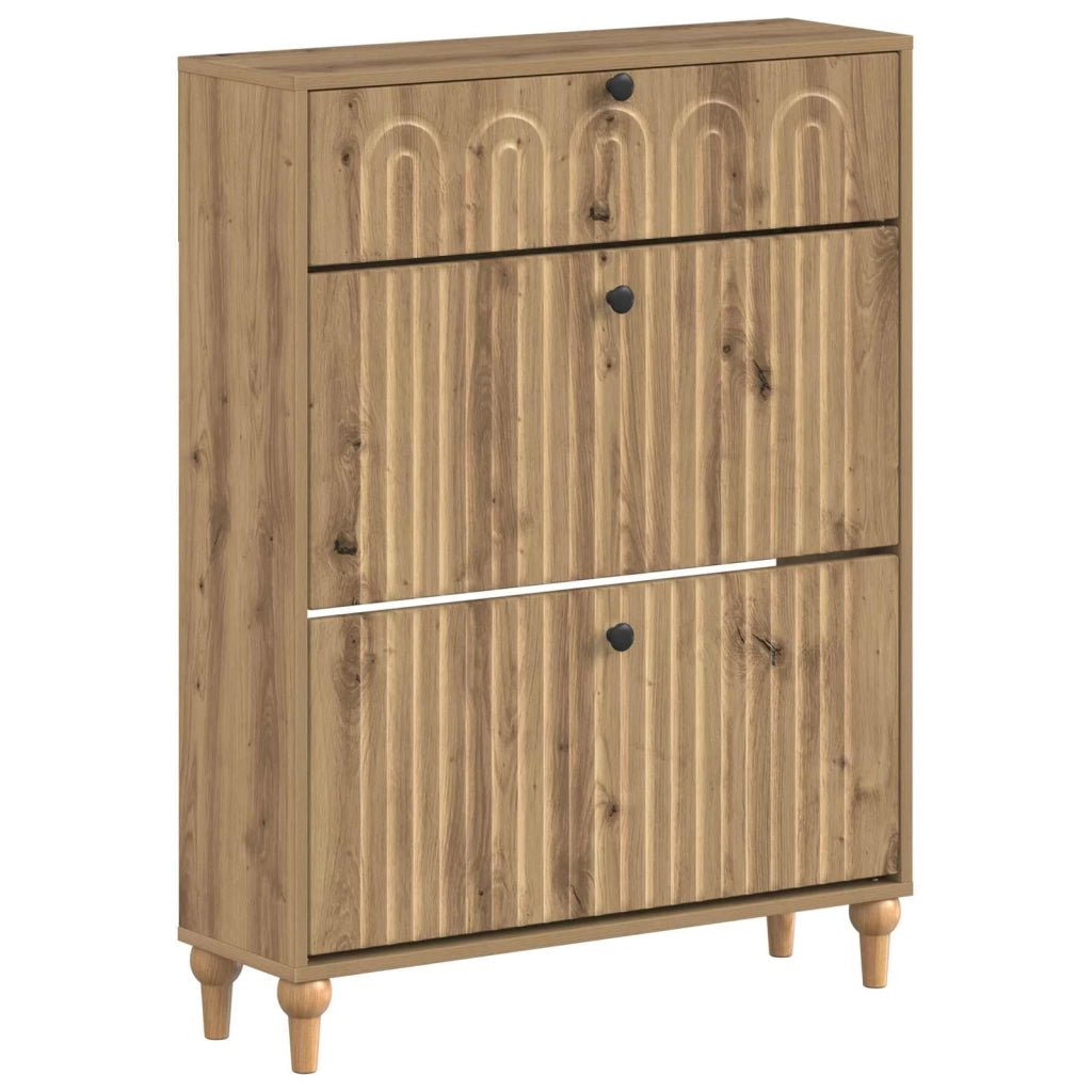 Mobile per scarpe ALKMAAR 78 x 24 x 103 cm Legno ingegnerizzato 896224