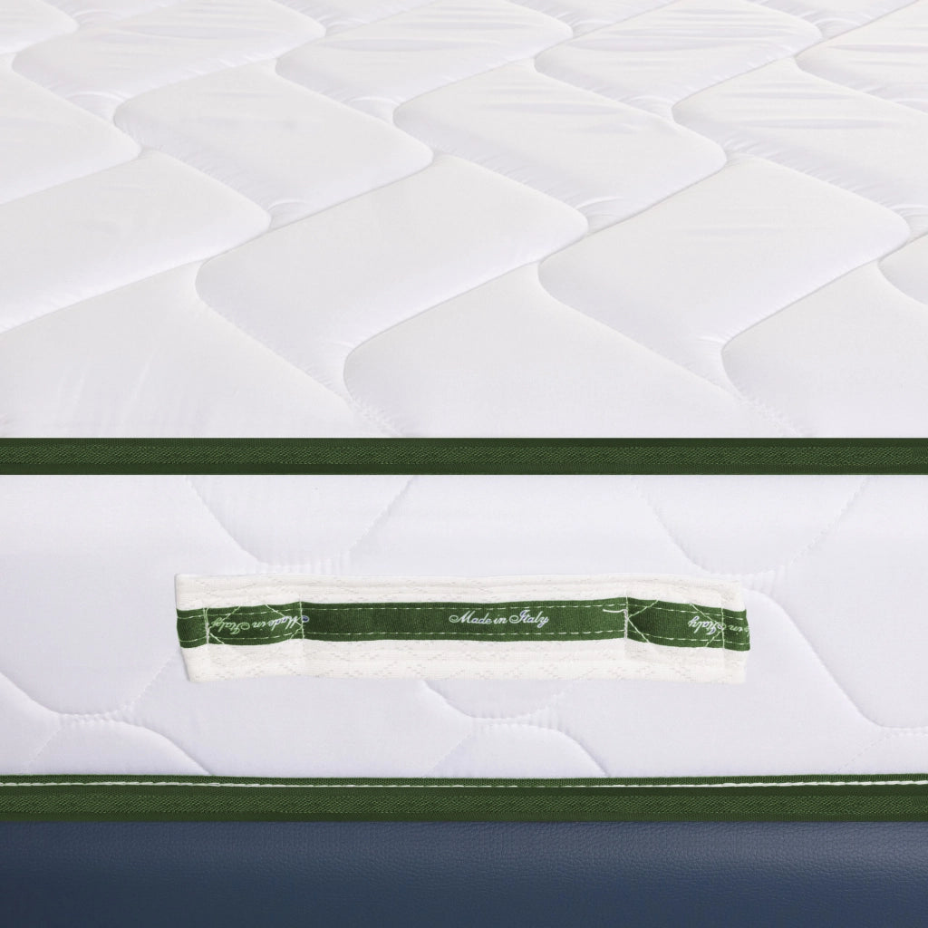 Materasso Memory foam piazza e mezza 125x190 cm, materasso DETRAIBILE anatomico, Interno semirigido ANALLERGICO in poliuretano e avvolgente memory, LISA H17cm, 
