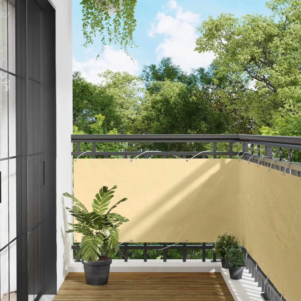 Schermo da balcone-Pannello per balcone 75 x 200 cm Oxford alu rivestito in PU 399943