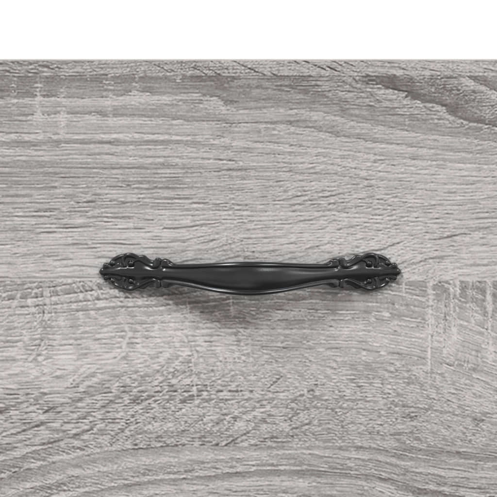Panca portascarpe/stivali cassettiera scaffale mobiletto portaoggetti per ingresso legno Sonoma 102 x 35 x 55 cm legno ingegnerizzato grigio 02_0023000