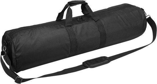 Tas per stativi - Nylon Heavy Duty - Con cinturino regolabile - Per attrezzature di supporto e diffusori - Nero - 19.7 pollici - Tas di protezione per attrezzature di supporto con maniglie