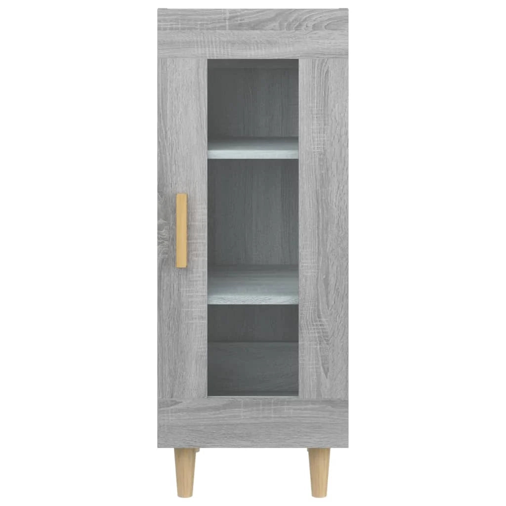 Buffet credenza cassettiera armadio mobile contenitore organizer cucina soggiorno Sonoma 34,5 x 34 x 90 cm legno ingegnerizzato grigio 02_0036317