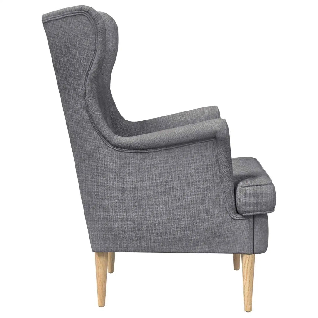 Poltrona-Divano Sedia-Poltroncina Grigio Chiaro ARES