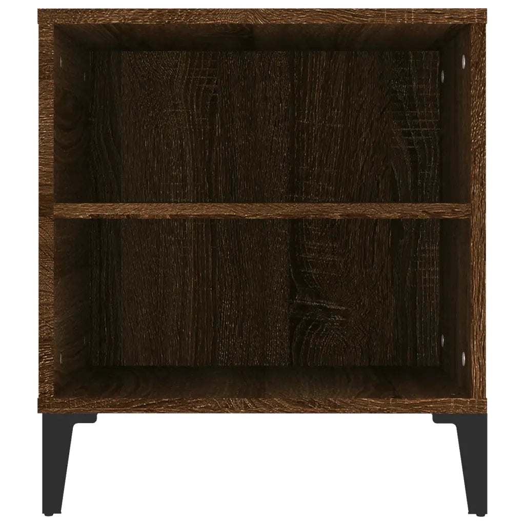 Mobile Porta TV-Mobile per TV-Credenza TV Rovere Marrone 102x44,5x50 cm Legno Multistrato 744670