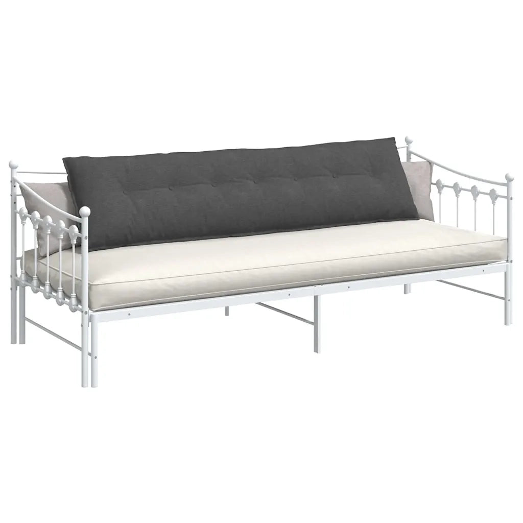 Cuscino per Schiena Grigio scuro 200 x 50 cm Tessuto in Cords