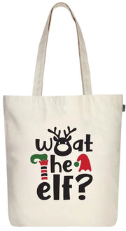 Tas Estetica a Canevas per Donne, Borsa Riciclabile con Cerniera, Ideale per Spese, Shopping, Viaggi e Uso Giornaliero, Stile Elfen, Unico Modello.