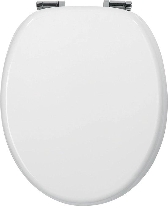 wc-bril con design in legno con chiusura lenta Soft Close Woody Lux