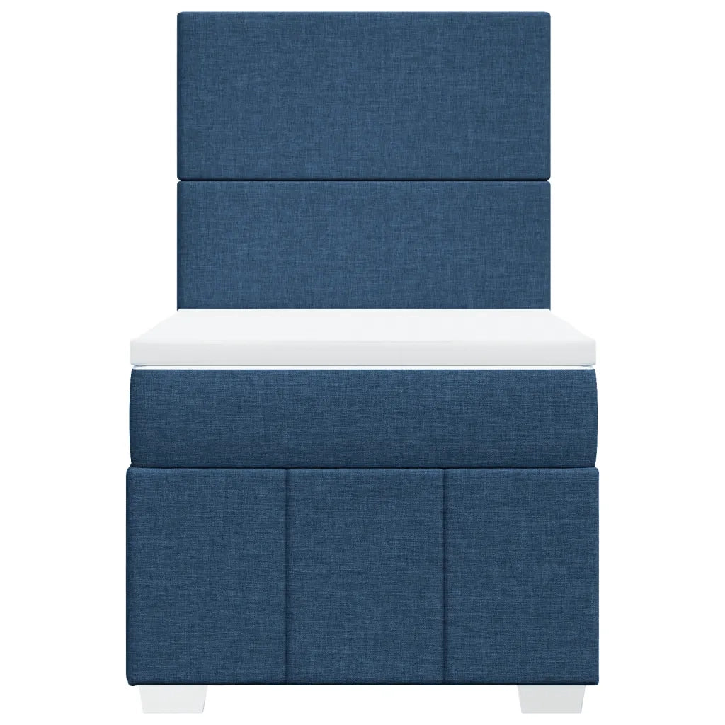Giroletto a Molle con Materasso Blu 100x200 cm in Tessuto 3291578
