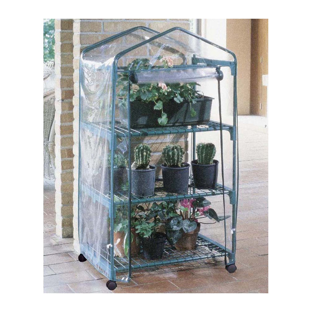 Serra da terrazzo a 3 ripiani con ruote