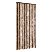 Tenda Antimosche Beige e Marrone Chiaro 100x230 cm in Ciniglia CFW3384608