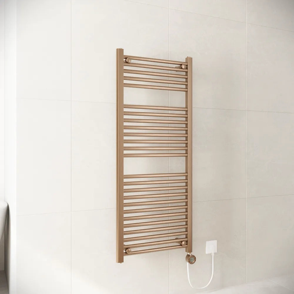 Termoarredo elettrico 1200x500 oro rosa interasse 450 | Polaris