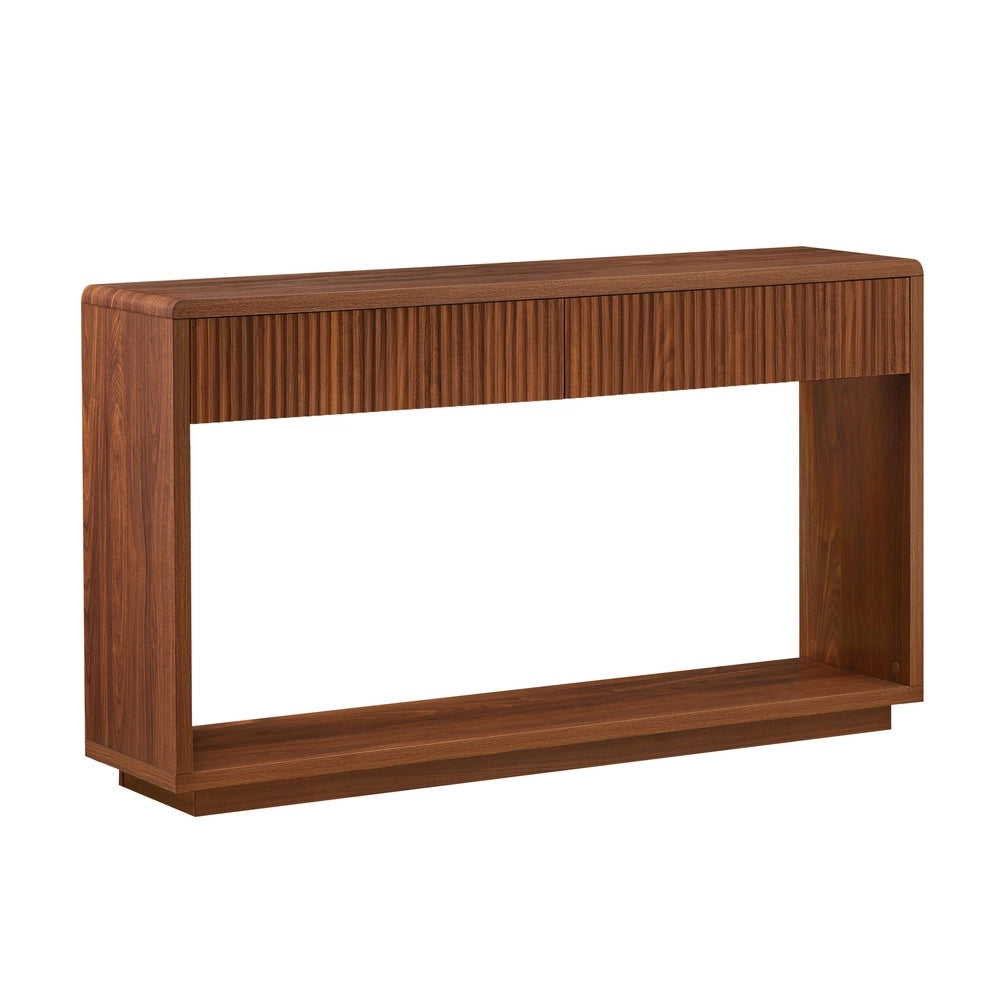 Consolle per ingresso ¨C Minimal ¨C Rovere 150cm con cassetti e ripiano