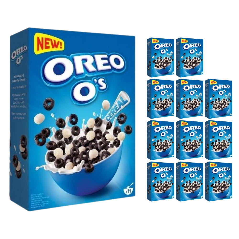 Oreo o's cereali bigusto cacao e vaniglia 12 confezioni da 350 grammi