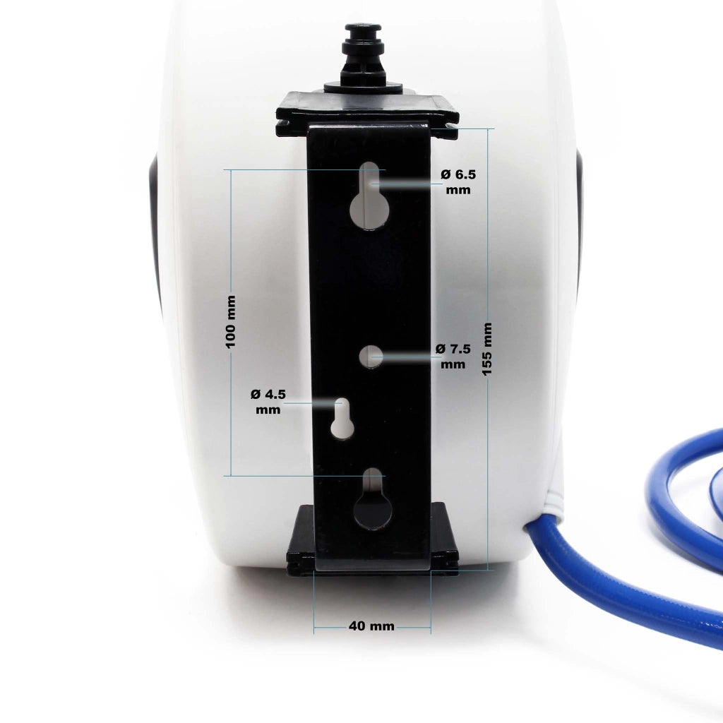 Avvolgitubo automatico 15 metri Avvolgitore tubo aria compressa a parete