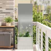 Schermo per privacy in giardino Argento 50 x 32 x 150 cm 876446