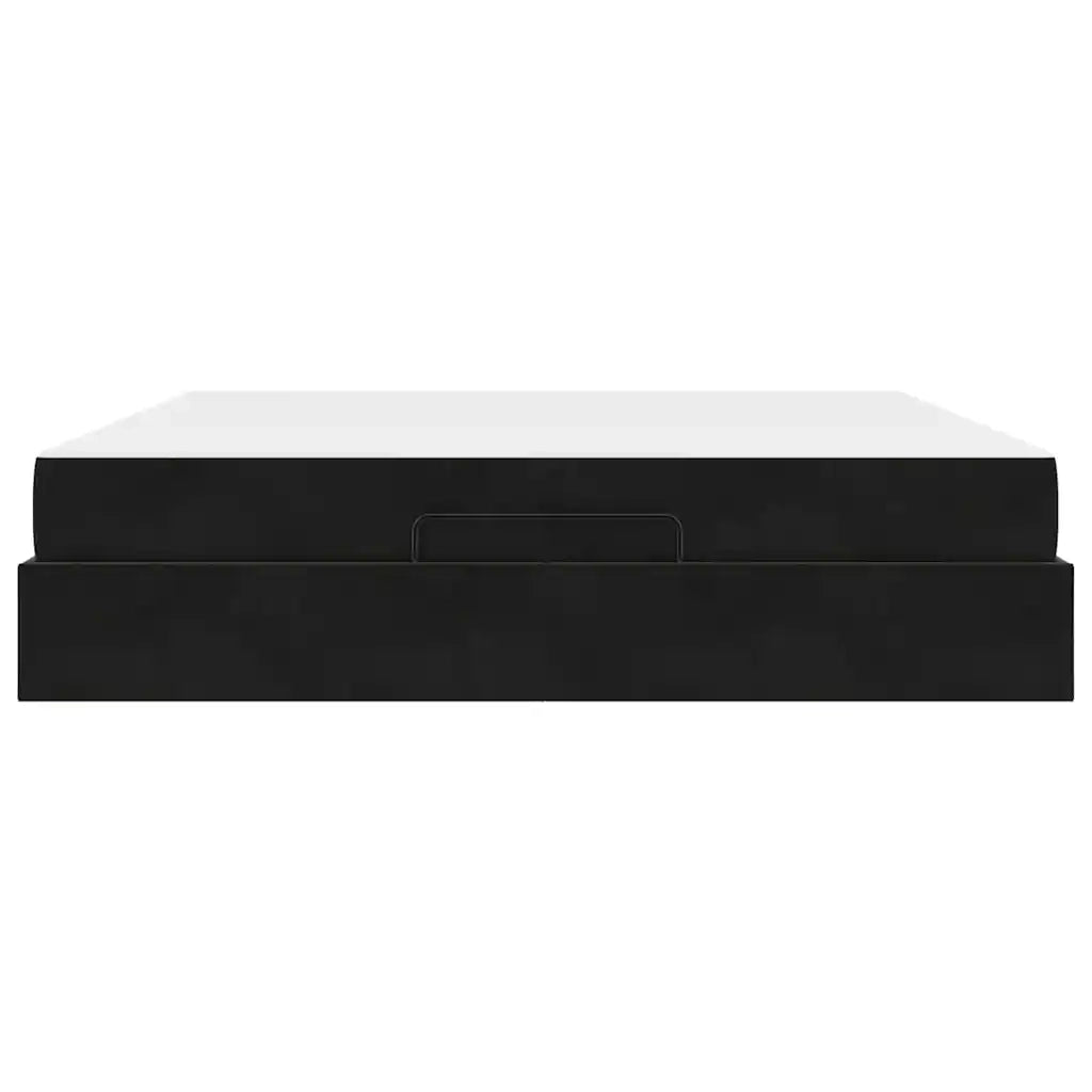 Struttura letto con materasso 2 pcs Nero Velluto 3399578
