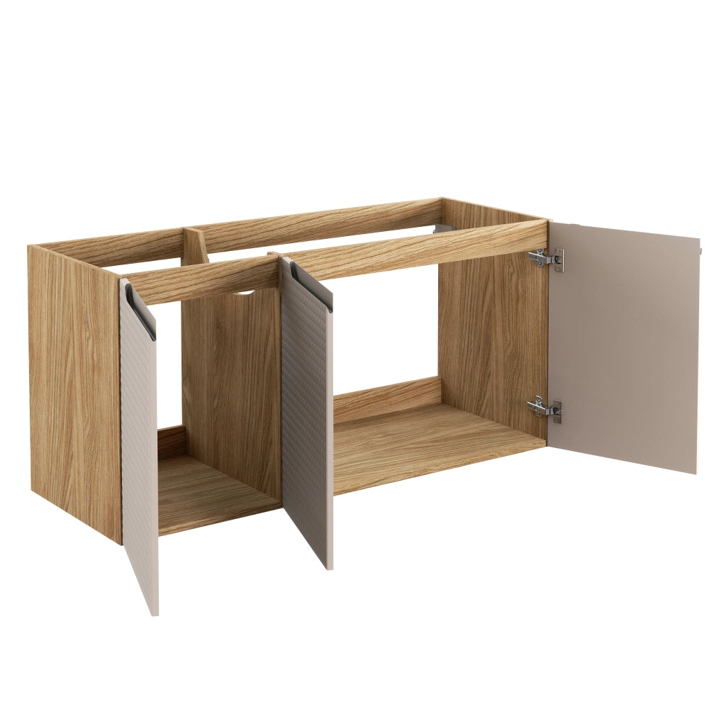 Mobile sottolavabo 120 cm 3 ante Luxor Beige 120 x 57 x 46 cm