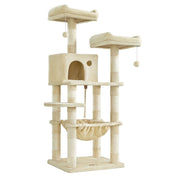 Tiragraffi stabile con tana altezza 143 cm grigio chiaro 12_0003879
