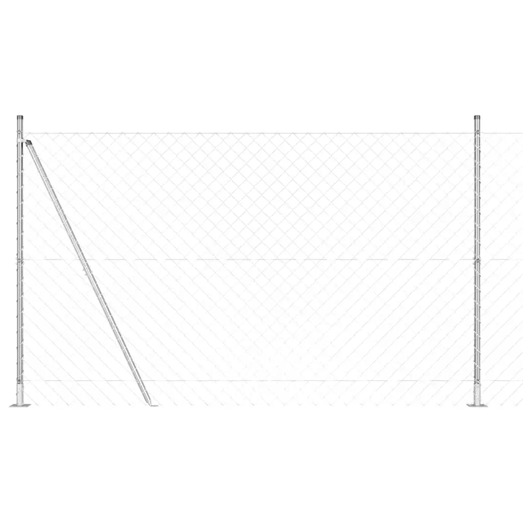 Palo della recinzione Argento 10 x 1,4 m (maglia 60 x 60 mm) 3351295