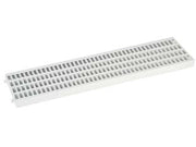 GRIGLIA IN POLIPROPILENE PER CANALETTA DA CM.50X13H. GRIGIA  cm.50x13x2h.