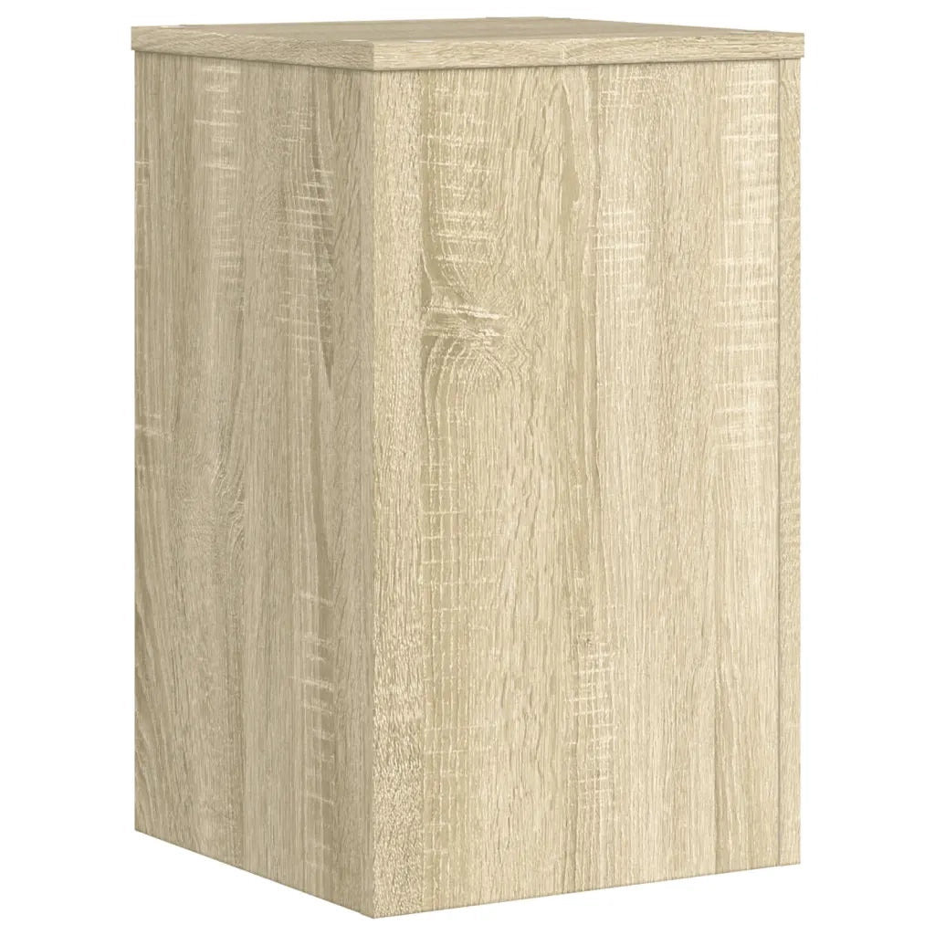 vidaXL Supporti per Piante 2 pz Rovere 30x30x50 cm in Multistrato