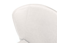 Set 4 Sedie 49x56xH82 cm in Similcuoio Break Bianco