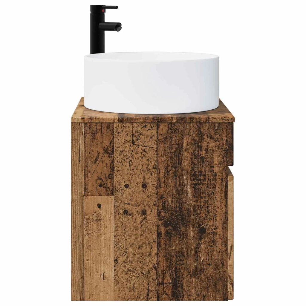 Mobile lavabo da parete Legno antico 49 x 44,5 x 65,5 cm 890630