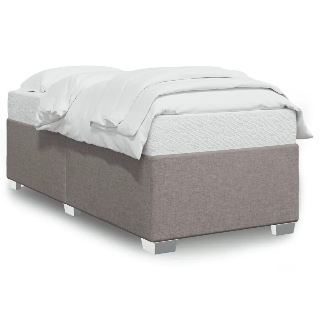 Giroletto senza Materasso Tortora 90x200 cm Tessuto 3284447