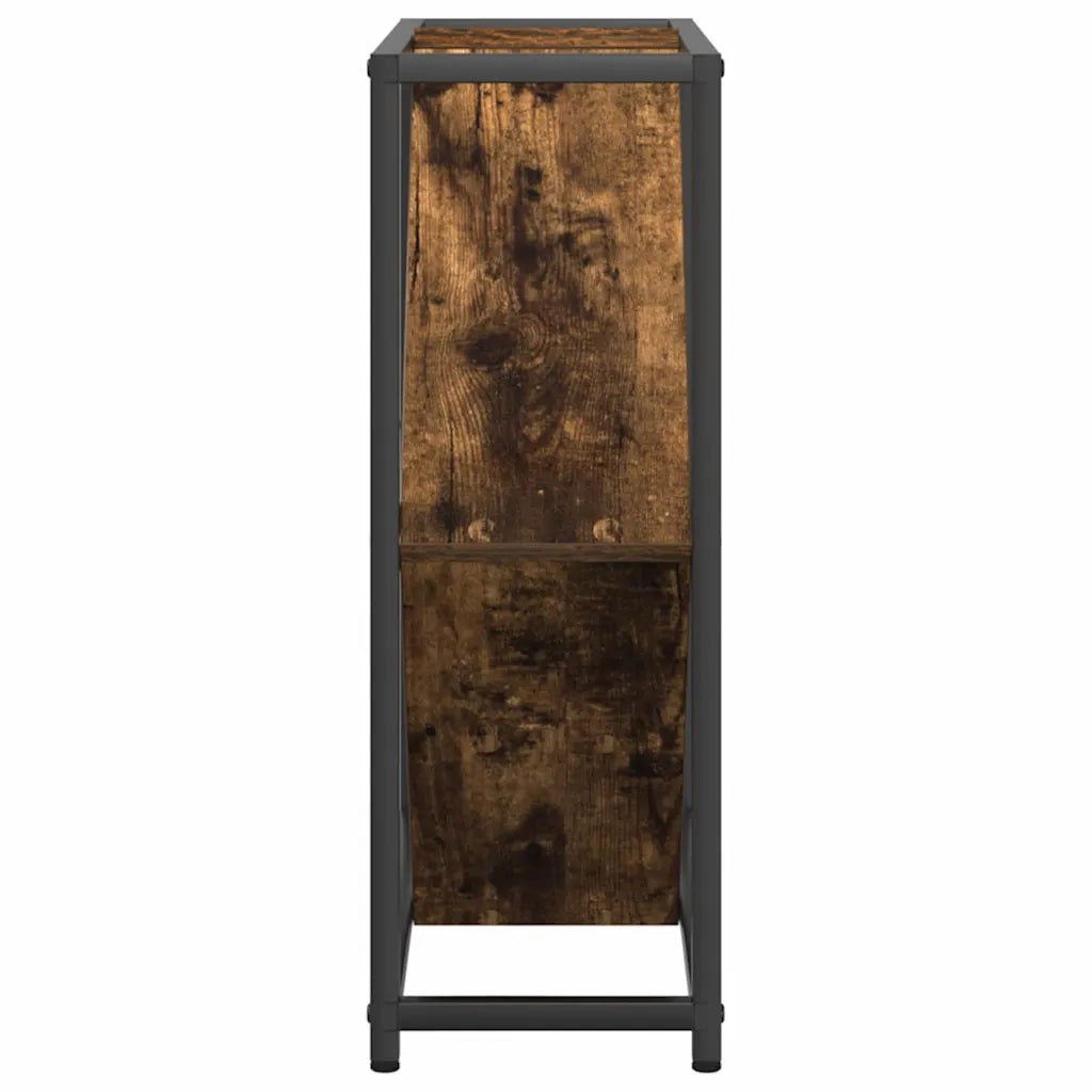 Portabottiglie Rovere fum¨¦ 51 x 18 x 52,5 cm Legno multistrato CFW6124305