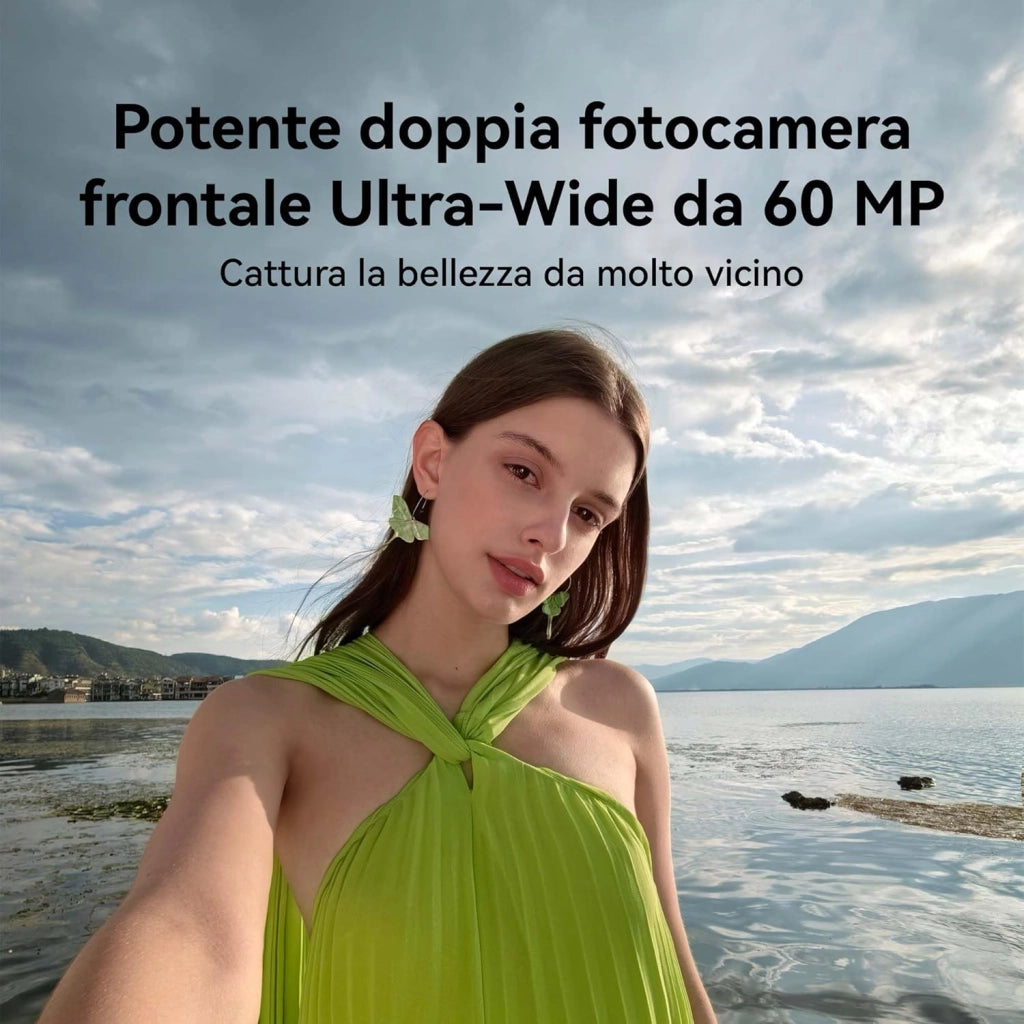HUAWEI nova 13 Pro Smartphone, 12 GB+512 GB, Doppia fotocamera frontale Ultra-Wide da 60 MP, Fotocamera all’avanguardia con apertura regolabile da 50 MP, AI e SuperCharge, 5000 mAh, EMUI 14.2, Nero