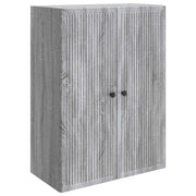 Mobiletto a muro Sonoma grigio 66 x 34,5 x 90 cm