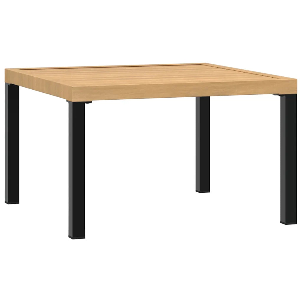 Set Divani da Giardino 7 pz con Cuscini in Alluminio Nero