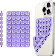 Supporto per telefono cellulare e powerbank in silicone con 40 capsule quadrata (blu)