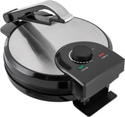 Fornello per Roti - Fornello per Roti Elettrico - Padella per Roti - 30cm - 1000W - Nero