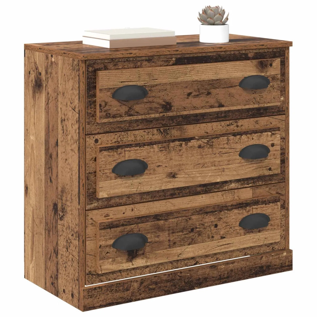 Credenza | Madia | Buffet da pranzo | Armadio da pranzo Legno vecchio 70 x 35,5 x 67,5 cm Legno multistrato