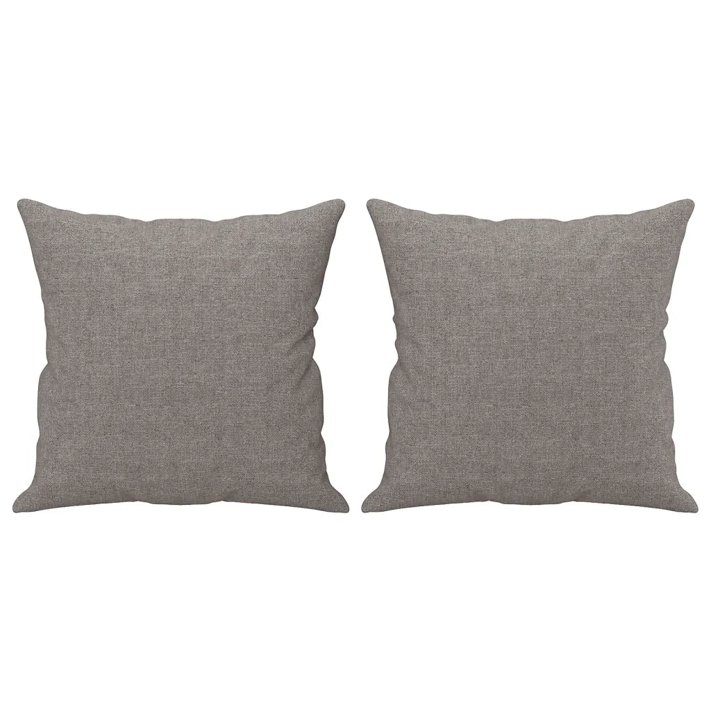 Set Divani 4 pz con Cuscini Tortora in Tessuto