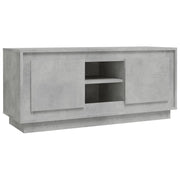Mobile TV | Armadietto TV | Mobile Porta TV Grigio Cemento 102x35x45cm in Legno Multistrato