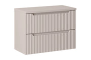 Set mobili bagno 80 cm con piano Nova Cashmere 80 x 1401 x 40 cm