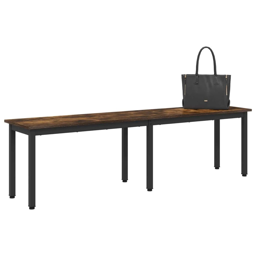 panchina Quercia Fumosa 160 x 35 x 45 cm Legno multistrato 892604