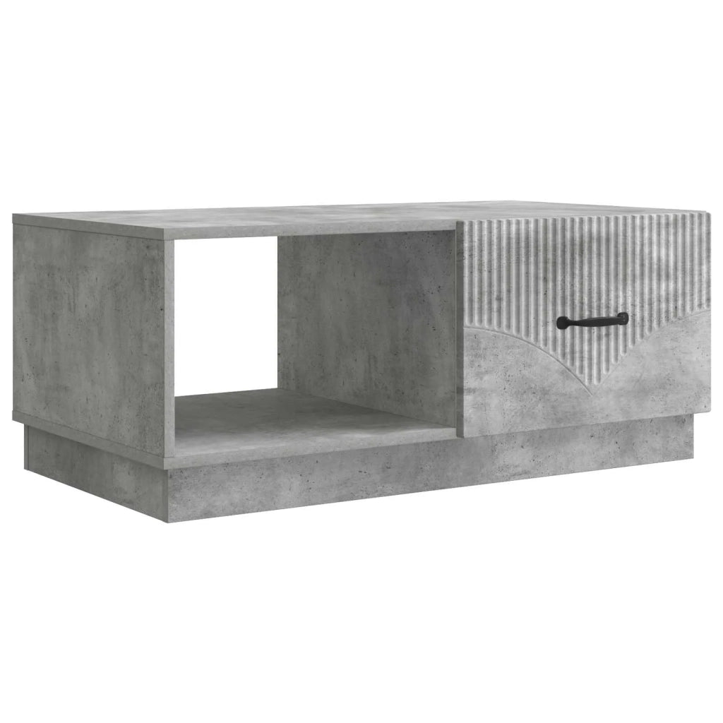 Tavolino da salotto Grigio Cemento 90 x 50 x 37 cm