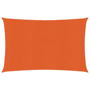 Vela ombreggiante/ombrellone 160 g/m² arancione 2,5 x 3,5 m HDPE 02_0009230