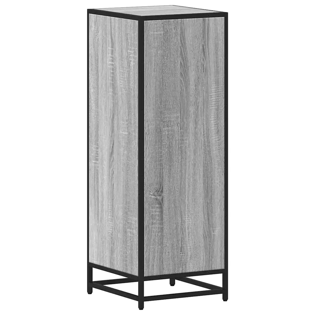 Armadietto Bagno Grigio Sonoma 35x37,5x100 cm Legno Multistrato 849252