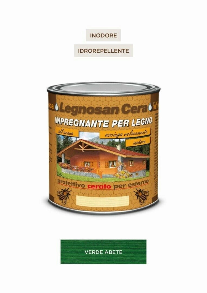 Legnosan Cera Verde Abete Ml 750 Veleca - Veleca