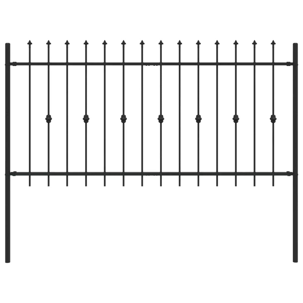 Recinzione a punte Asten Nero 200 x 150 cm
