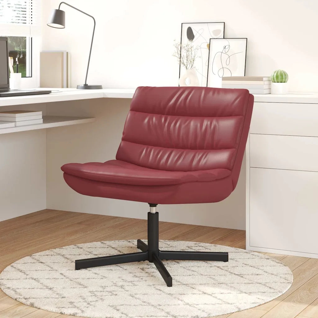 Sedia girevole Rosso Vino 63 x 75 x 76 cm PU 42007342