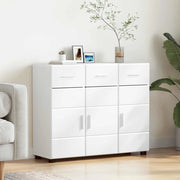 Credenza FLORIN Bianco 88,5 x 30,5 x 73 cm Legno multistrato 880311